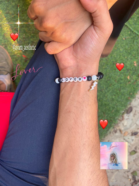 He’a my “lover” taylor swift inspired bracelet ♥️