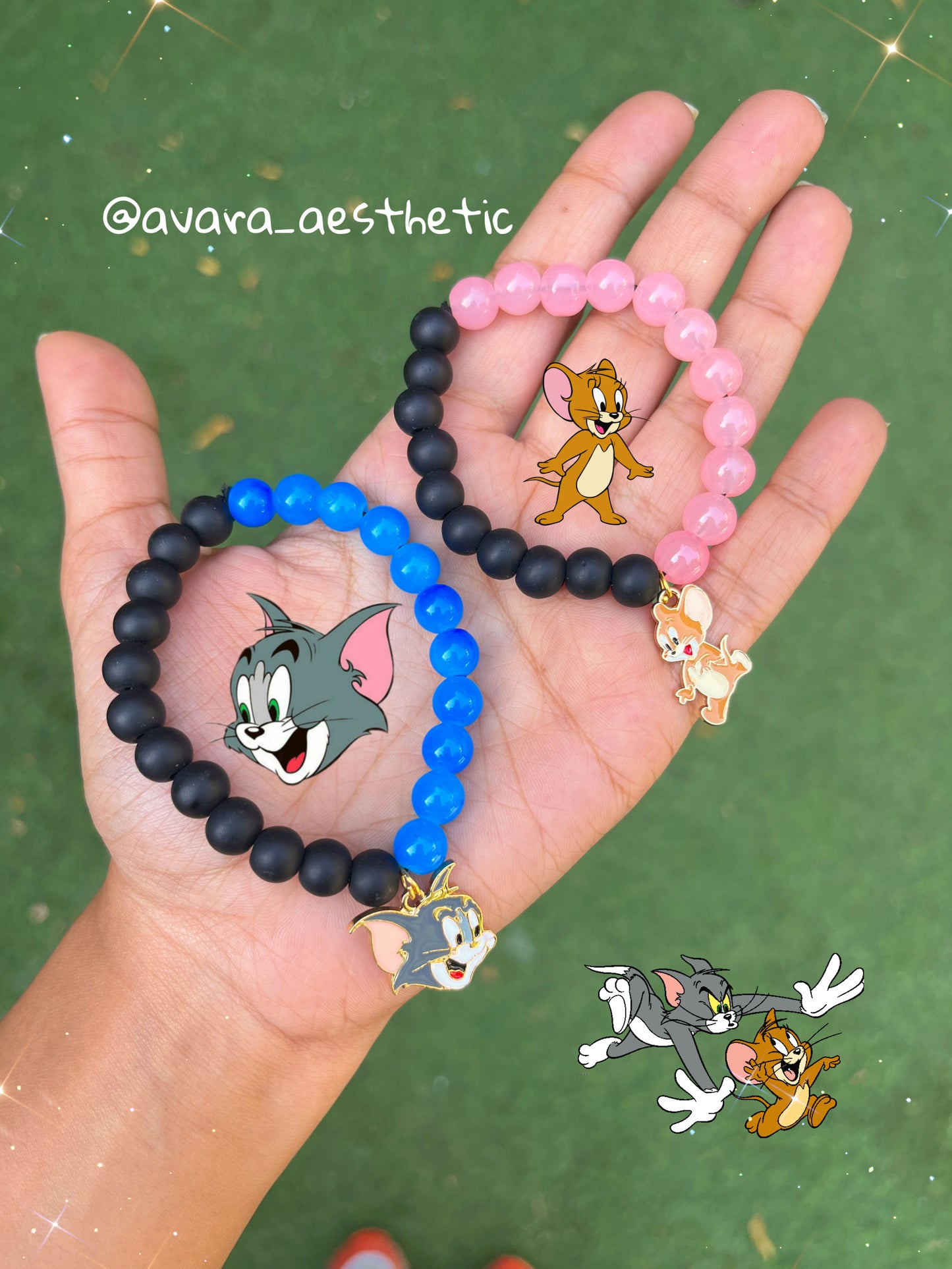 Tom and jerry couple bracelets ♥️🩷