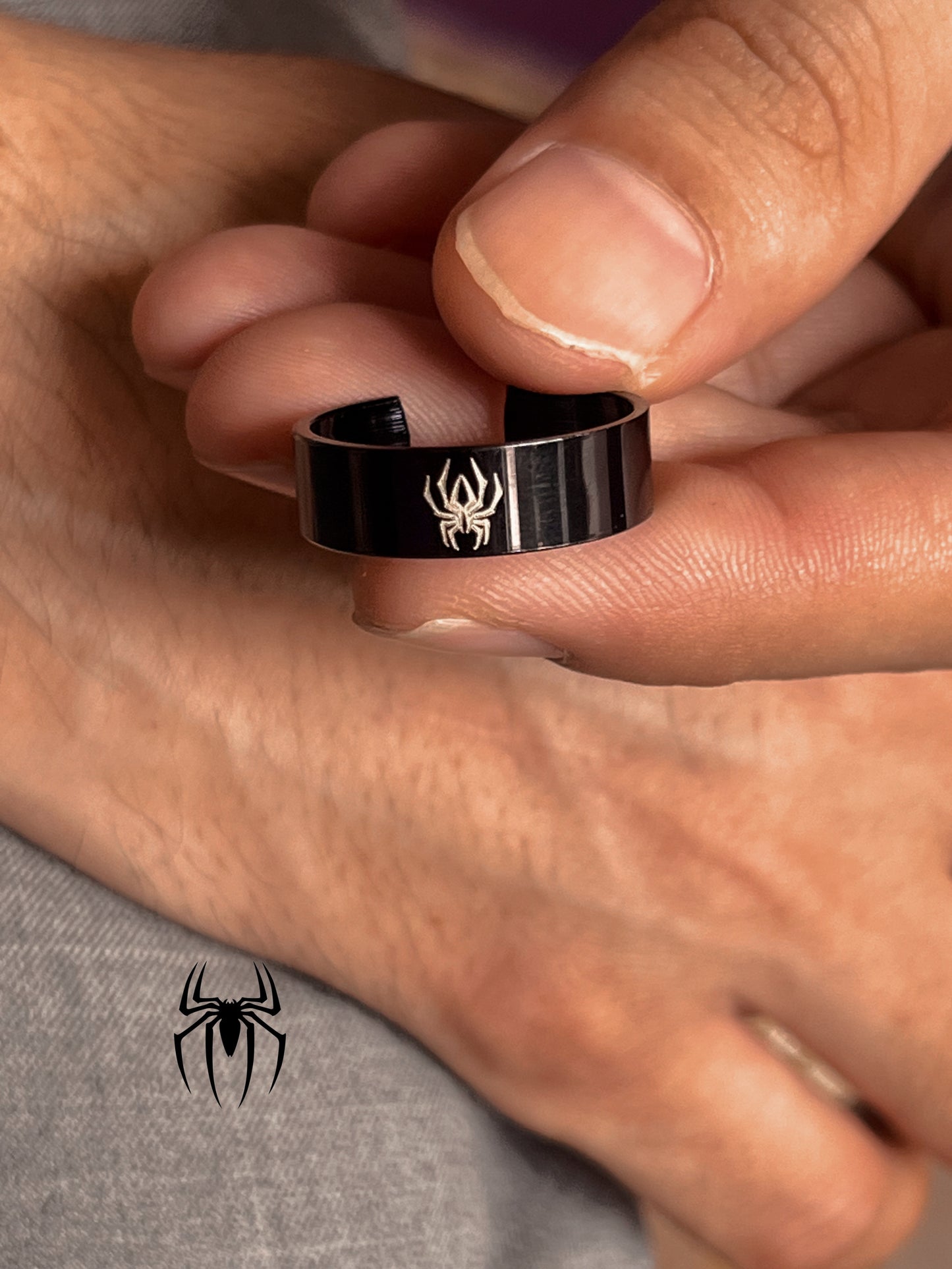 Spiderman from verse🕷️adjustable ring (can be worn by anyone)✨