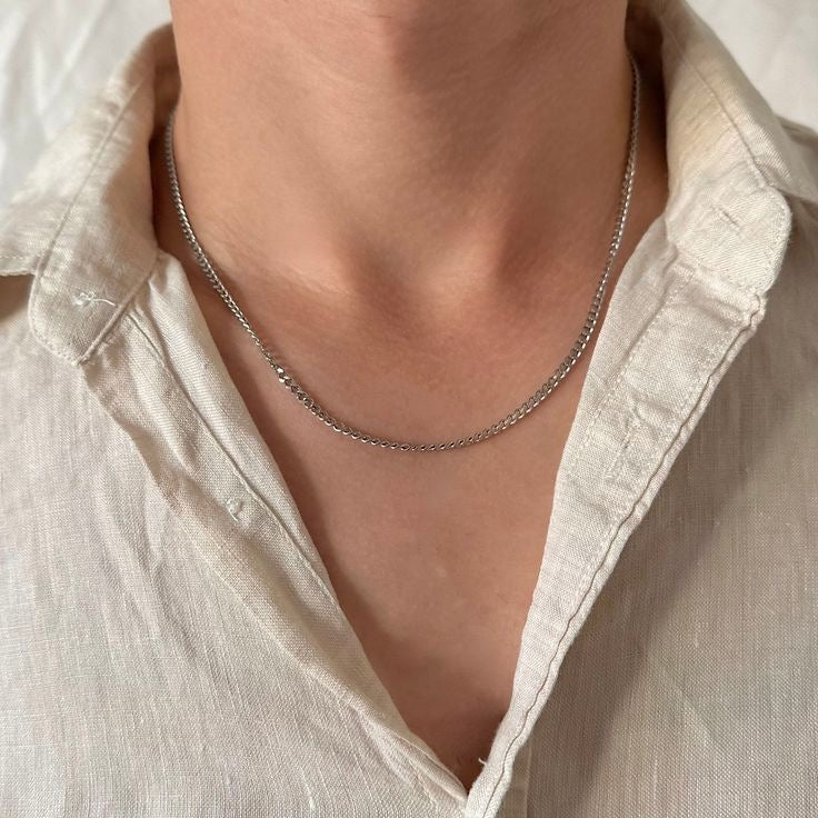 Jamie silver chain necklace 🔗