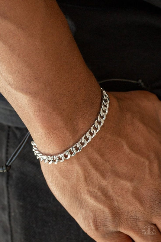 Silver “avici” chain bracelet for guy🤤