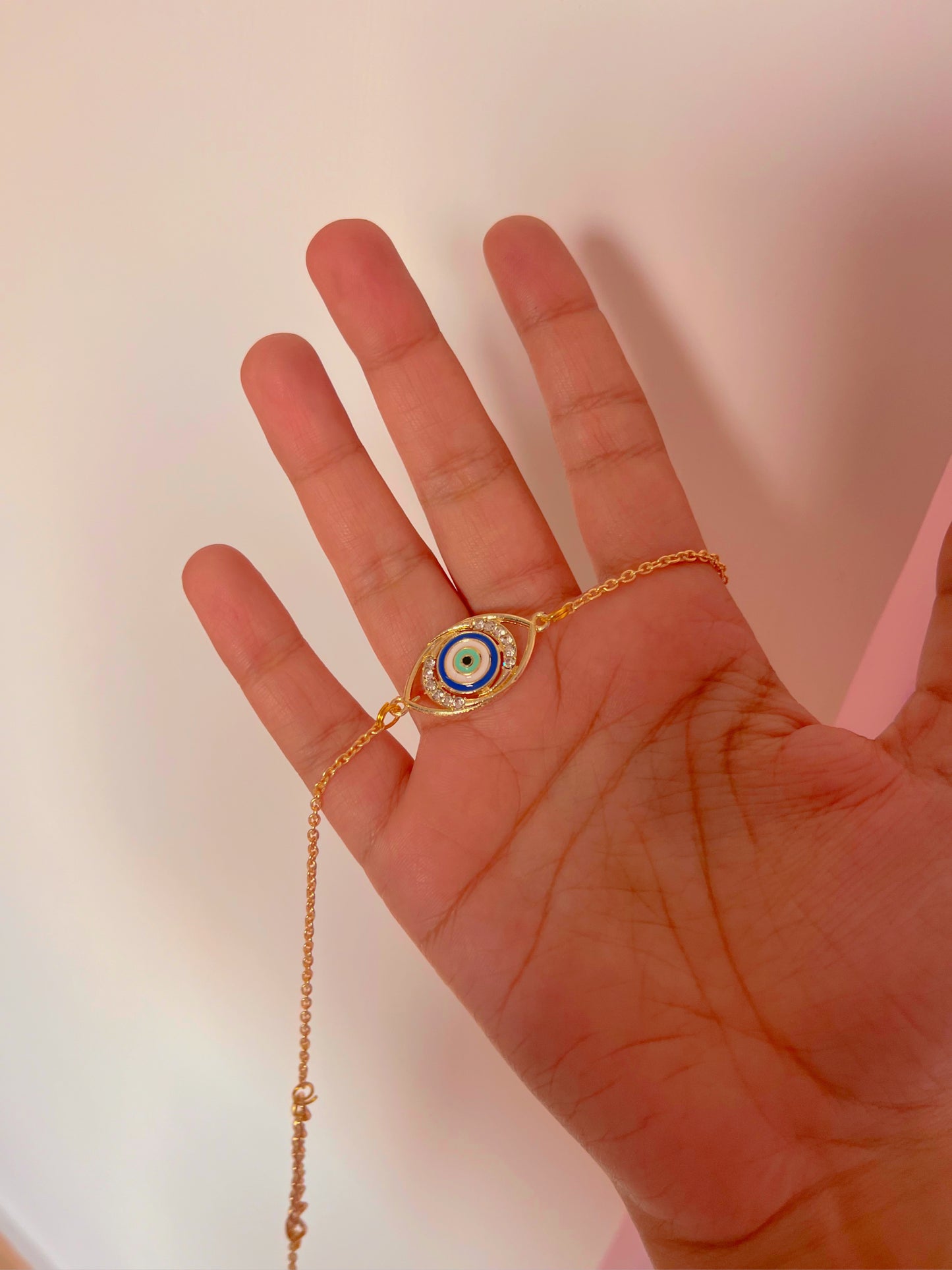 Evil eyes golden chain anklet 🧿✨