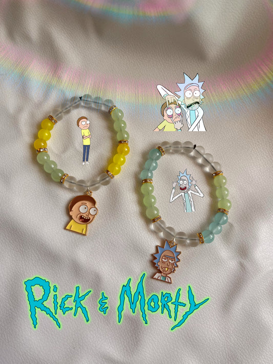 Rick morty theme bracelets