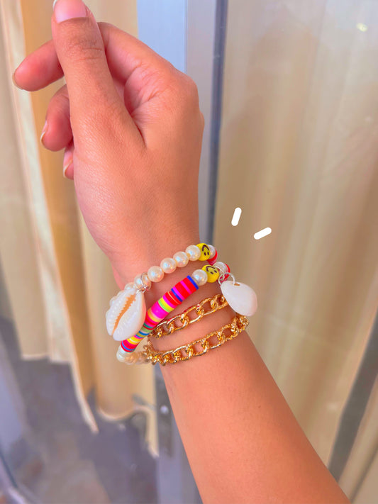 Cowry smiley bracelet ✨🥺🌸